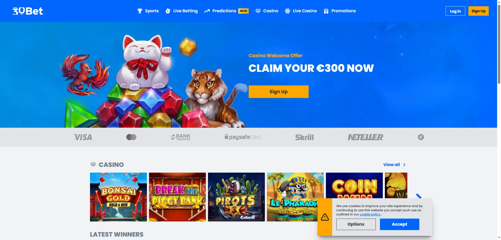Cadastro rápido e fácil no 30bet Casino — passo a passo